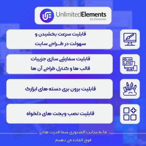 افزونه عناصر نامحدود المنتور Unlimited Elements For Elementor